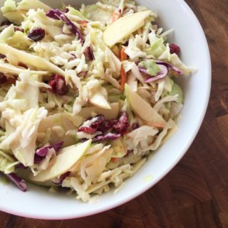 slaw cran sausage