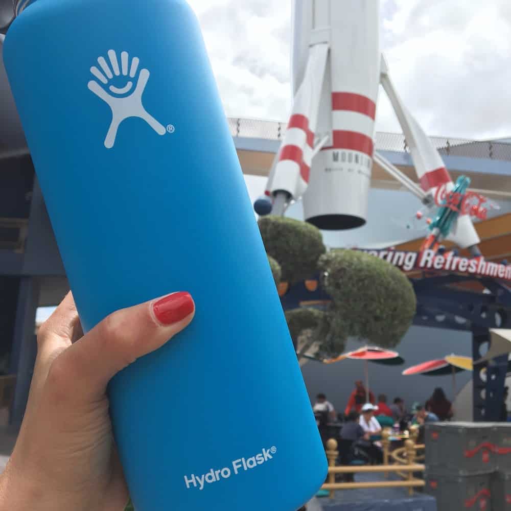 Clean Eats & Healthy Food in Disneyland- hydroflask