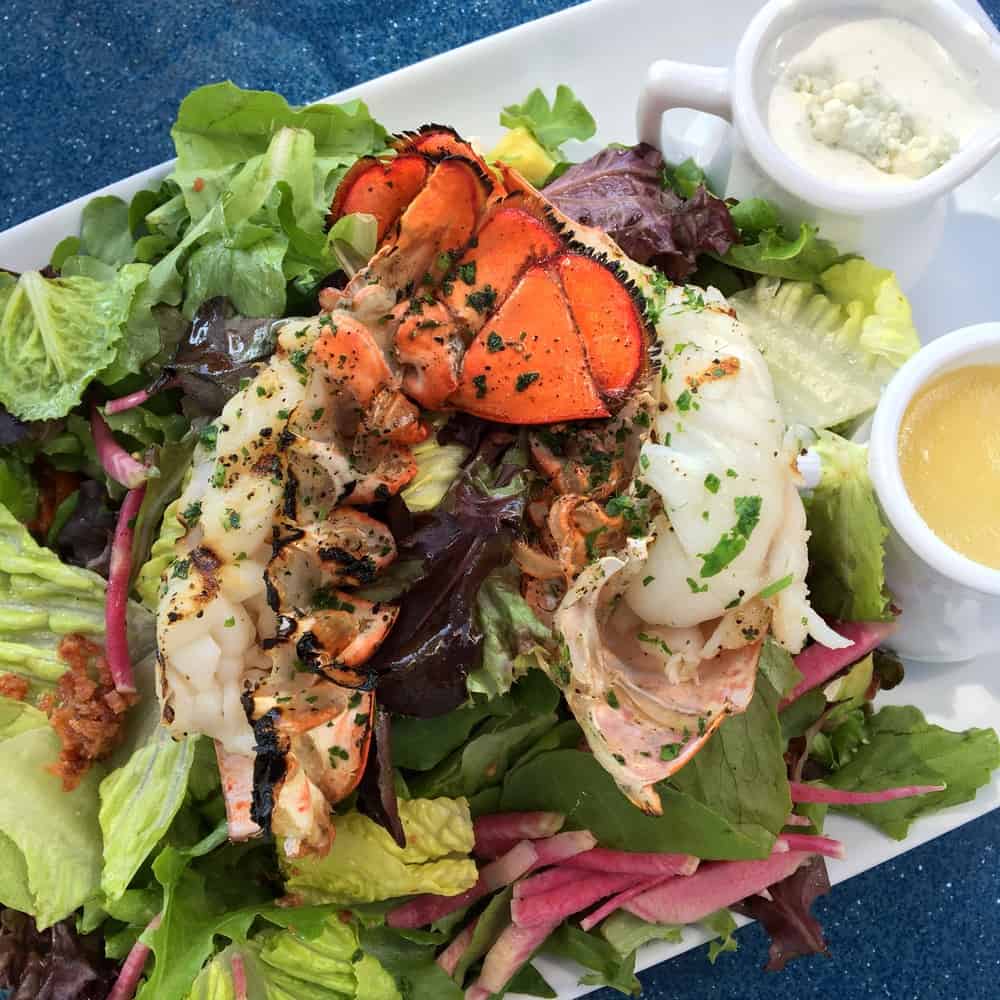 Clean Eats & Healthy Food in Disneyland- lobster salad