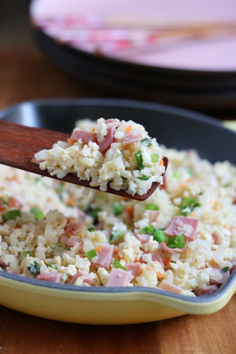 Quick Cauliflower Ham Fried Rice Clean Eats & Treats