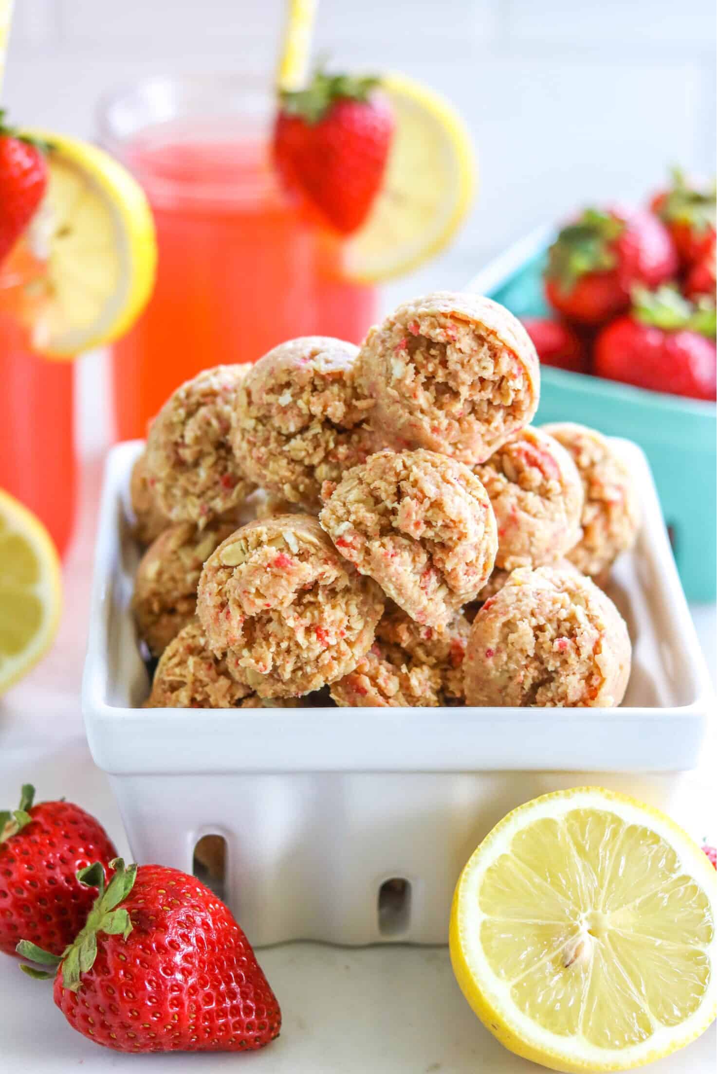 Strawberry Lemonade Powerballs