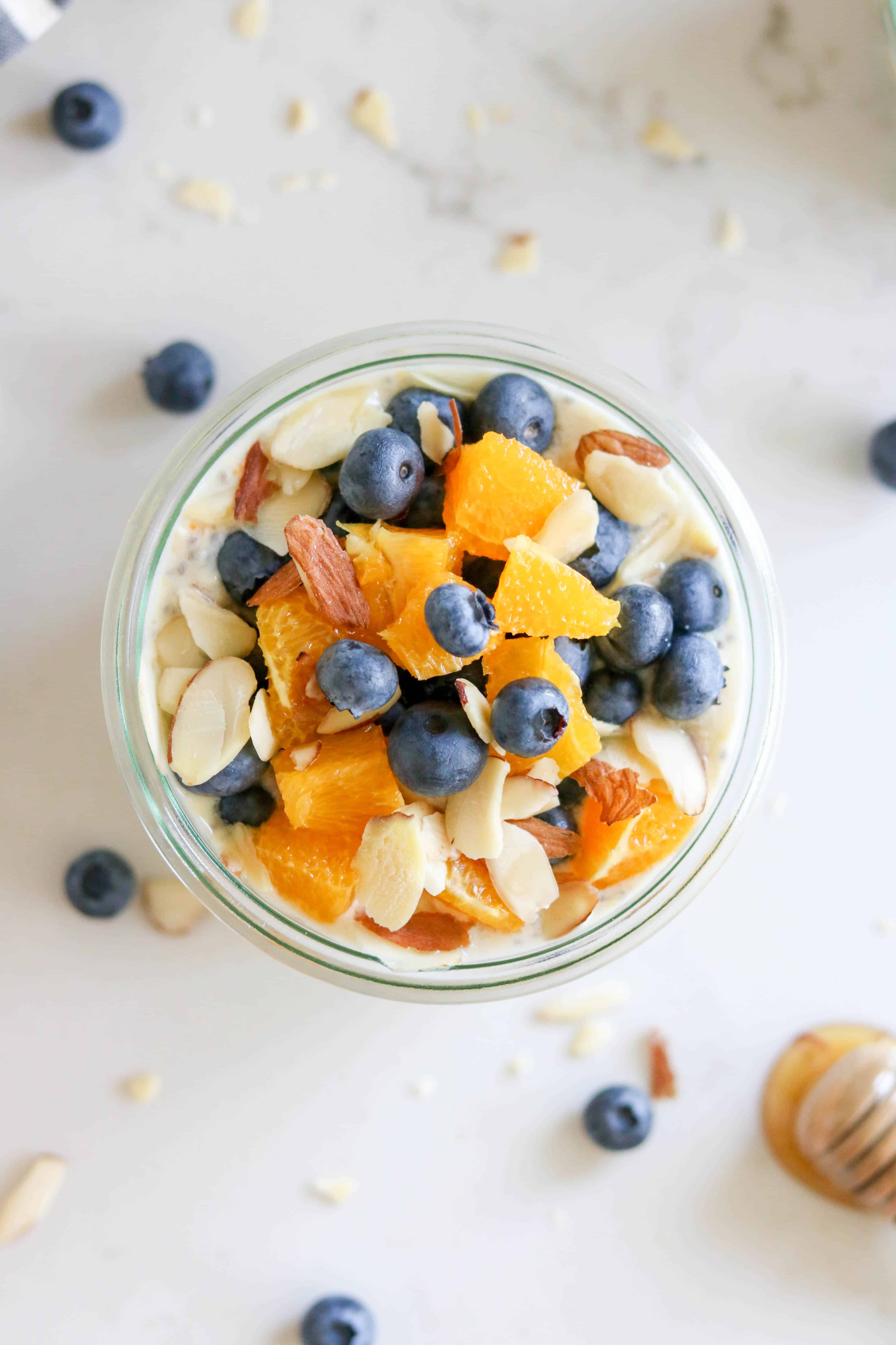 Blueberry Orange Overnight Oats