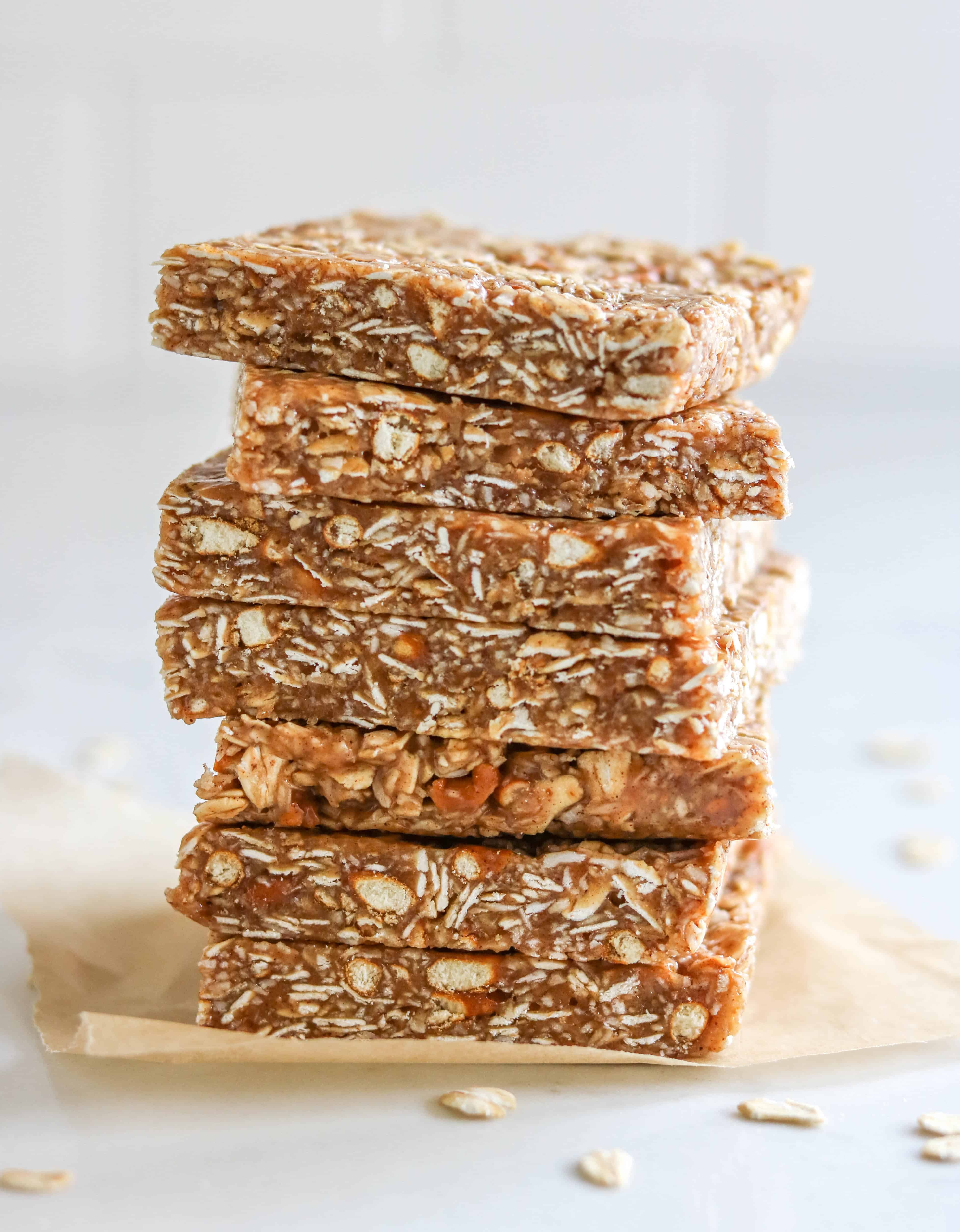 No Bake Cinnamon Crunch Bars