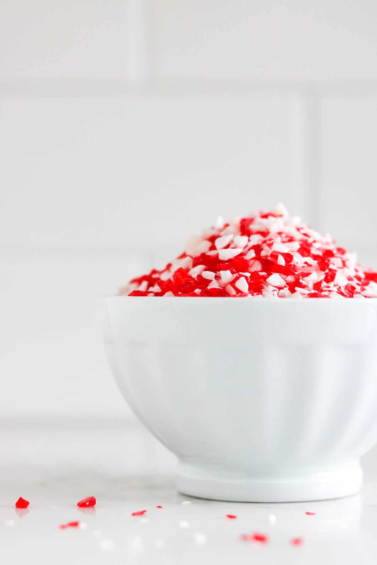 Crushed candy cane peices 