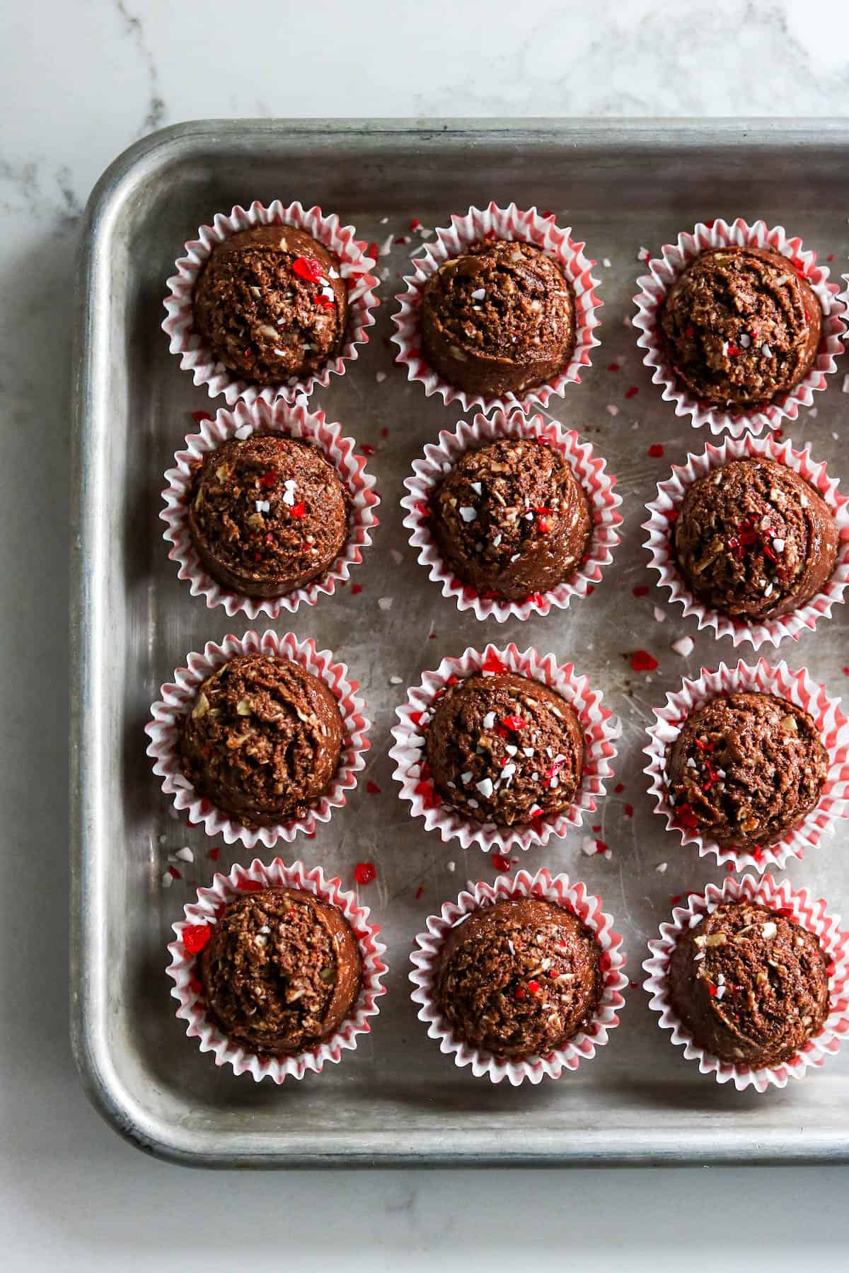 Candy Cane Cocoa Powerballs