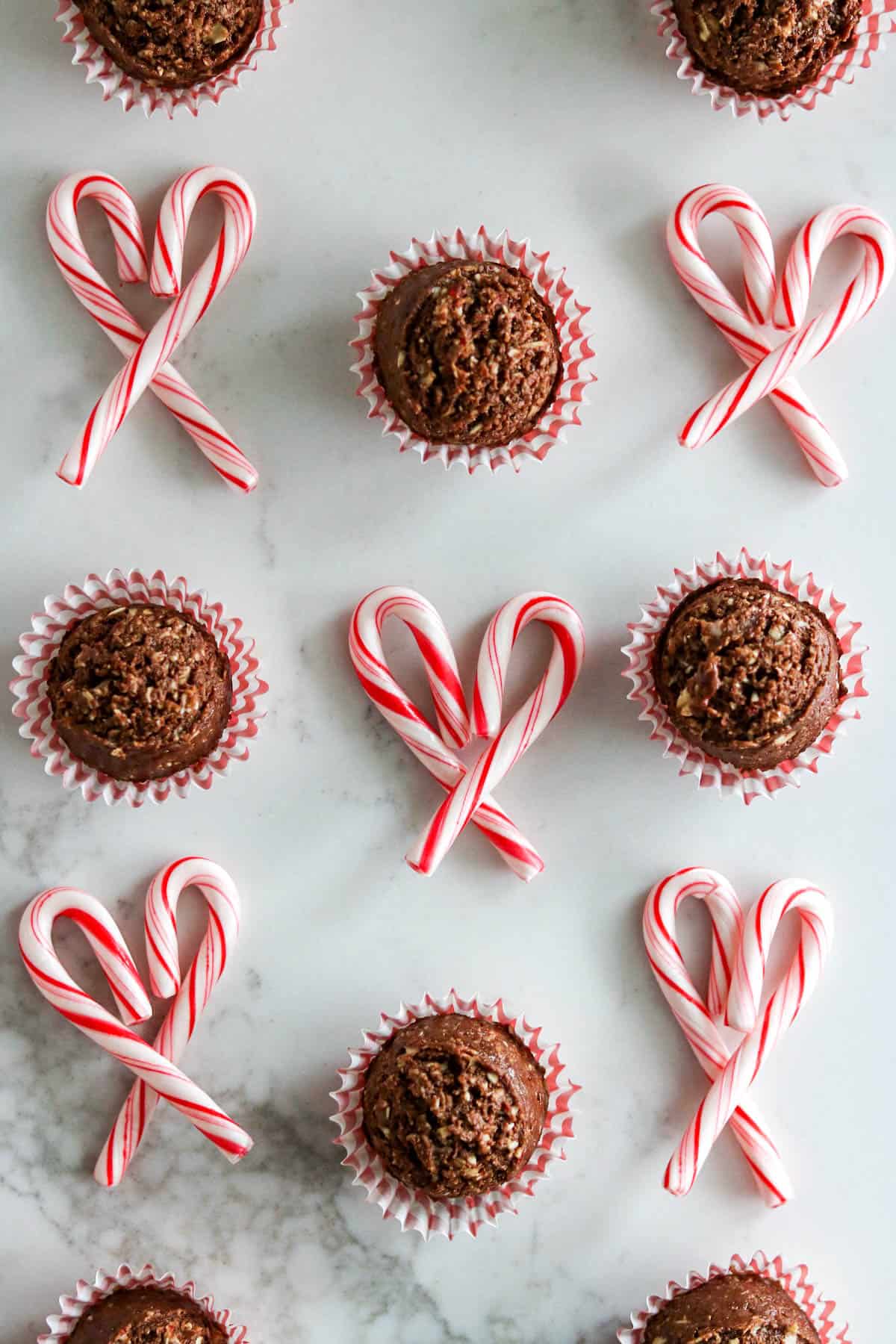 Candy Cane Cocoa Powerballs candy cane hearts 