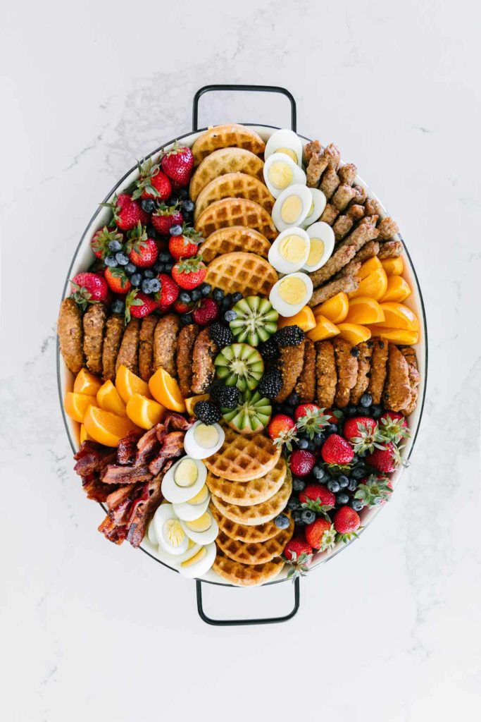 kid-friendly breakfast platter 